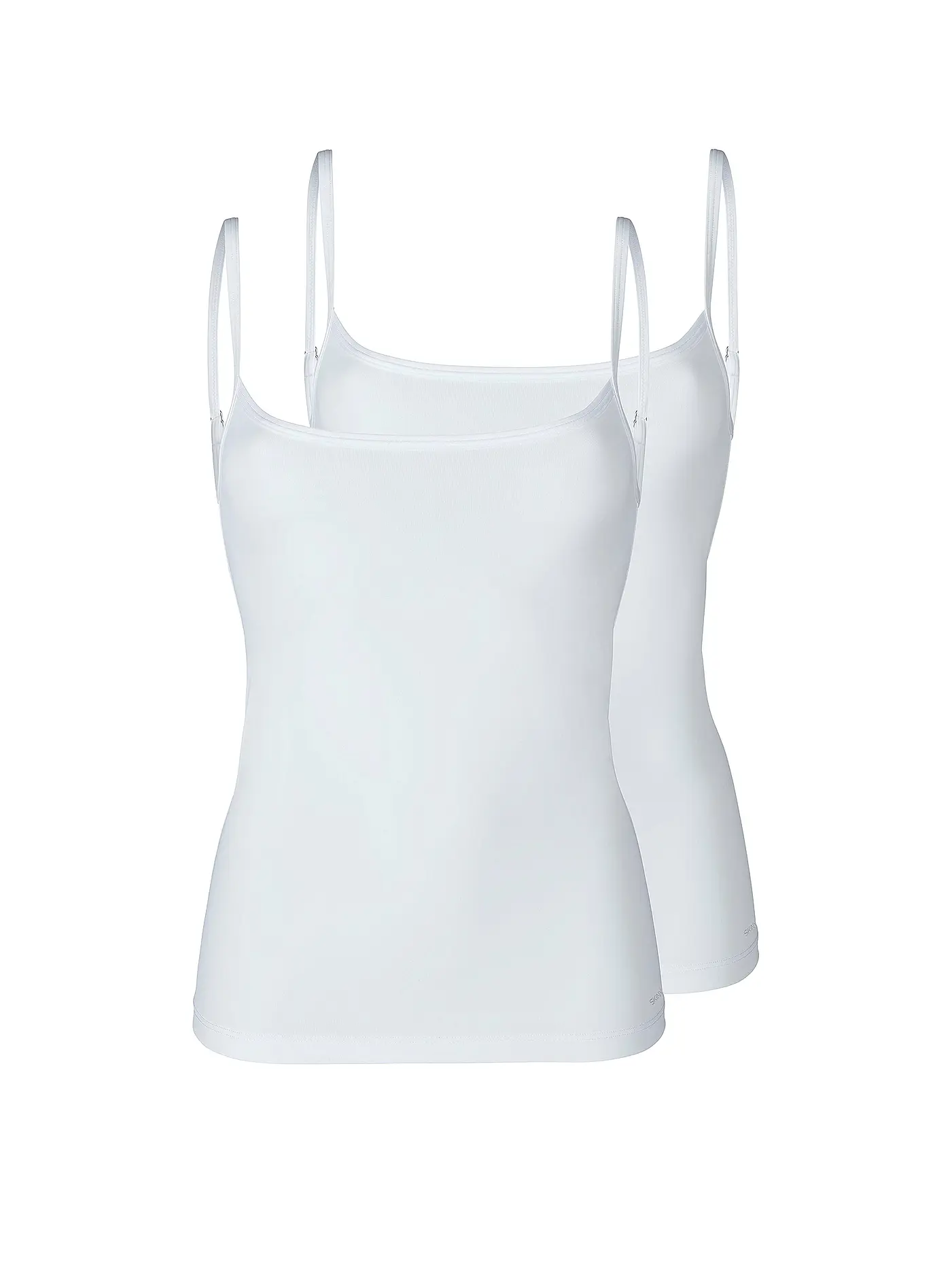 SKINY | Top 2-er Pkg. "Micro Lovers" (Schwarz) | weiss